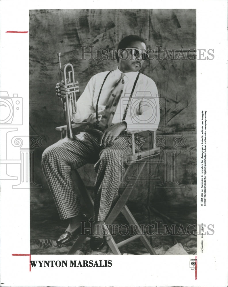 1985 Musician Wynton Marsalis  - Historic Images