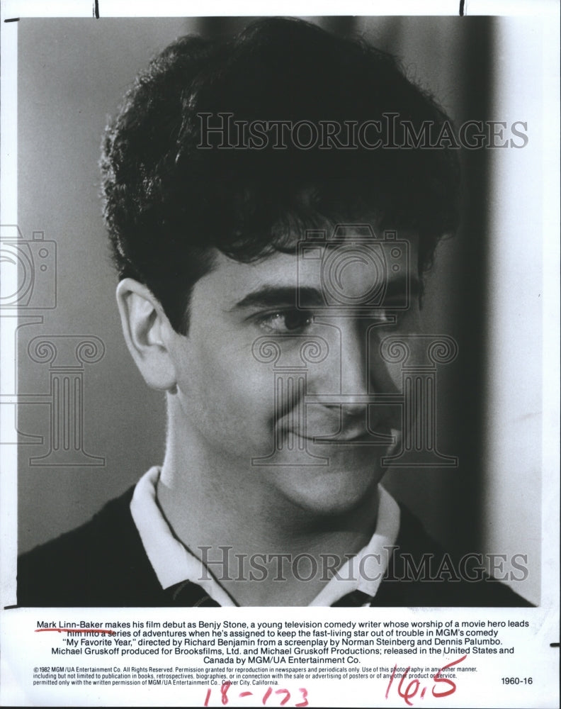 1986 Actor Mark Linn - Historic Images