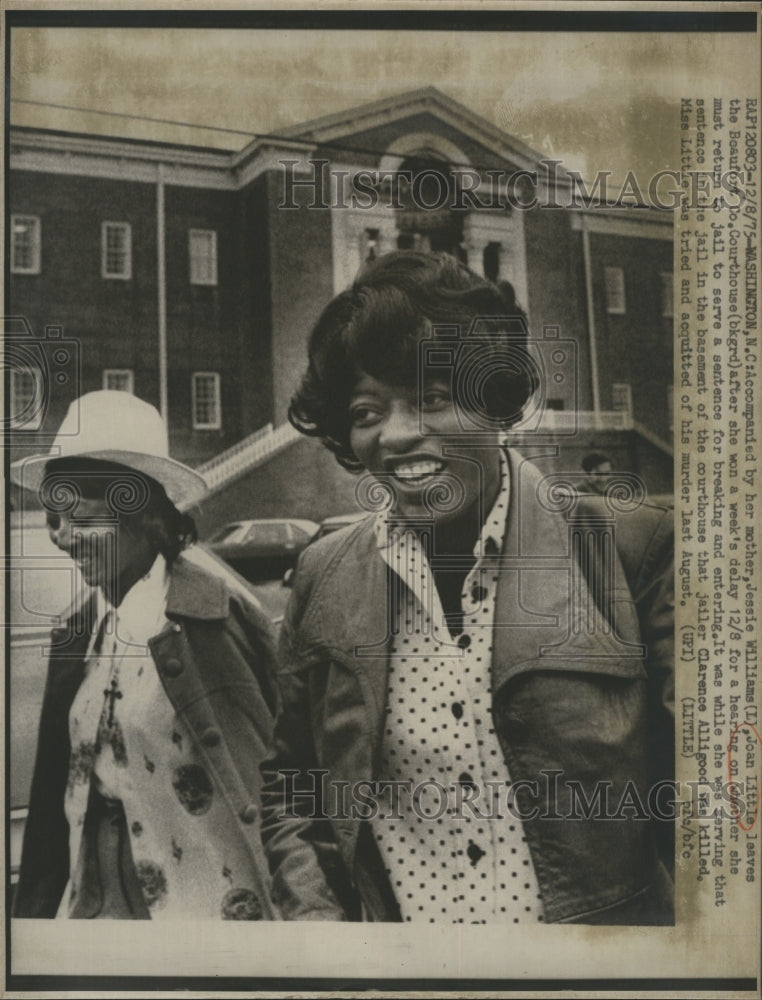 1975 Jessie Williams and Joan Little  - Historic Images