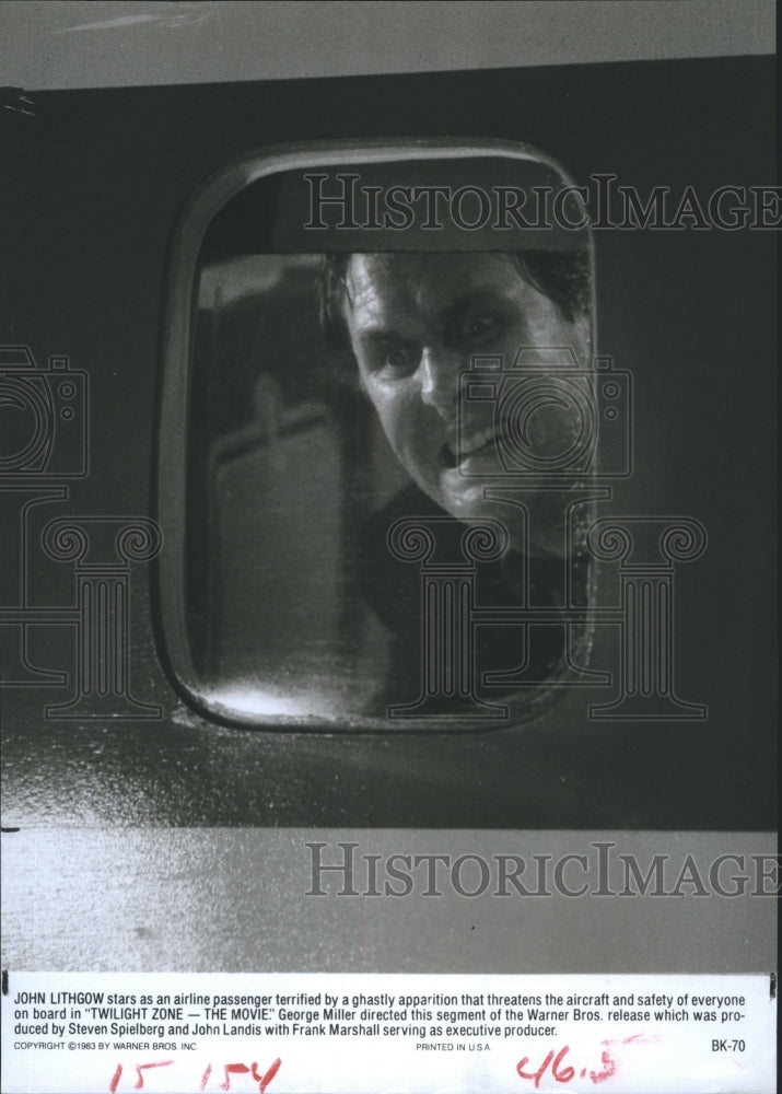 1983 John Lithgow in"Twilight Zone - Historic Images