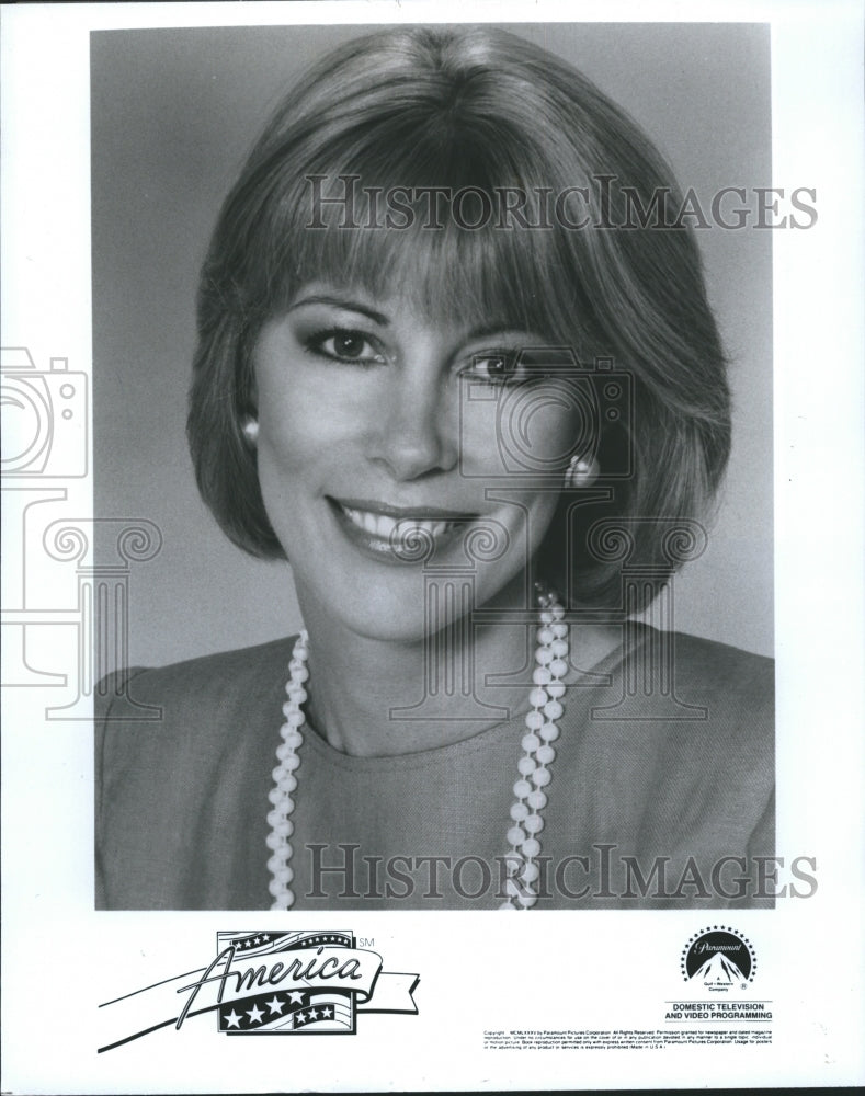 1990 Sarah Purcell  American former talk show host, game show host. - Historic Images