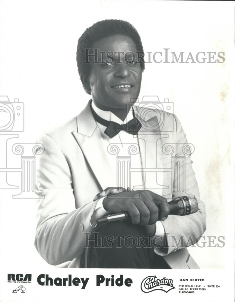 Press Photo Charley Pride  American country music singer. - Historic Images