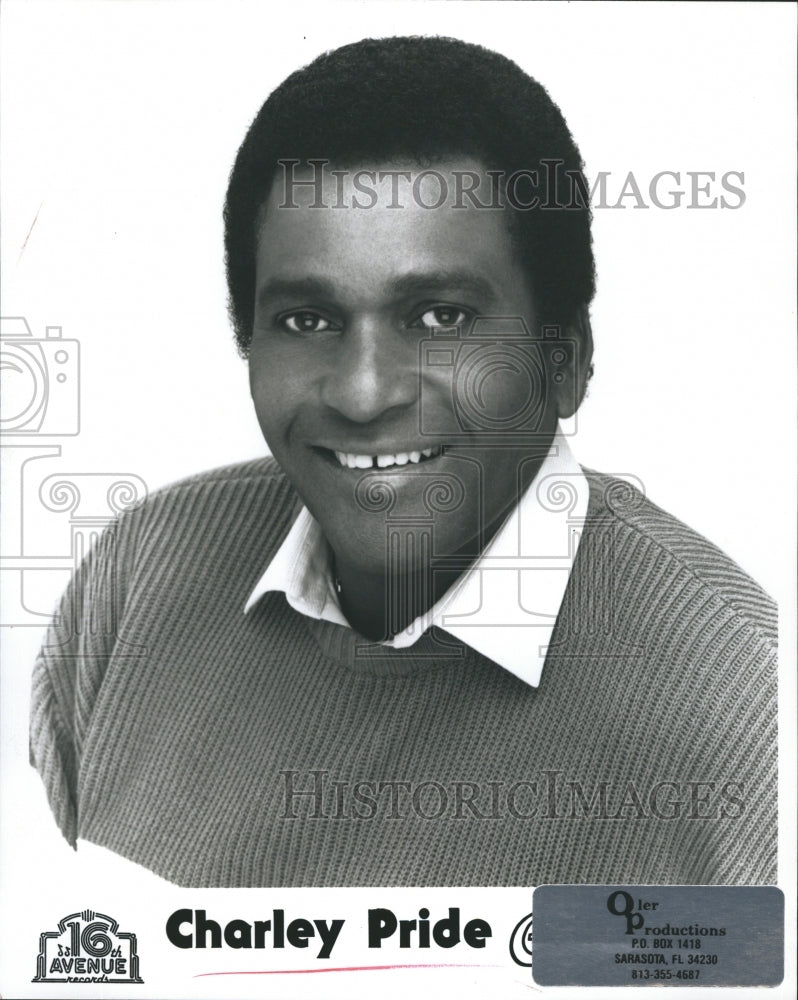 Charley Pride American country music singer.  - Historic Images