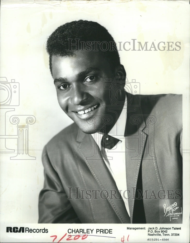 1970 Recording Artist Charley Pride - Historic Images