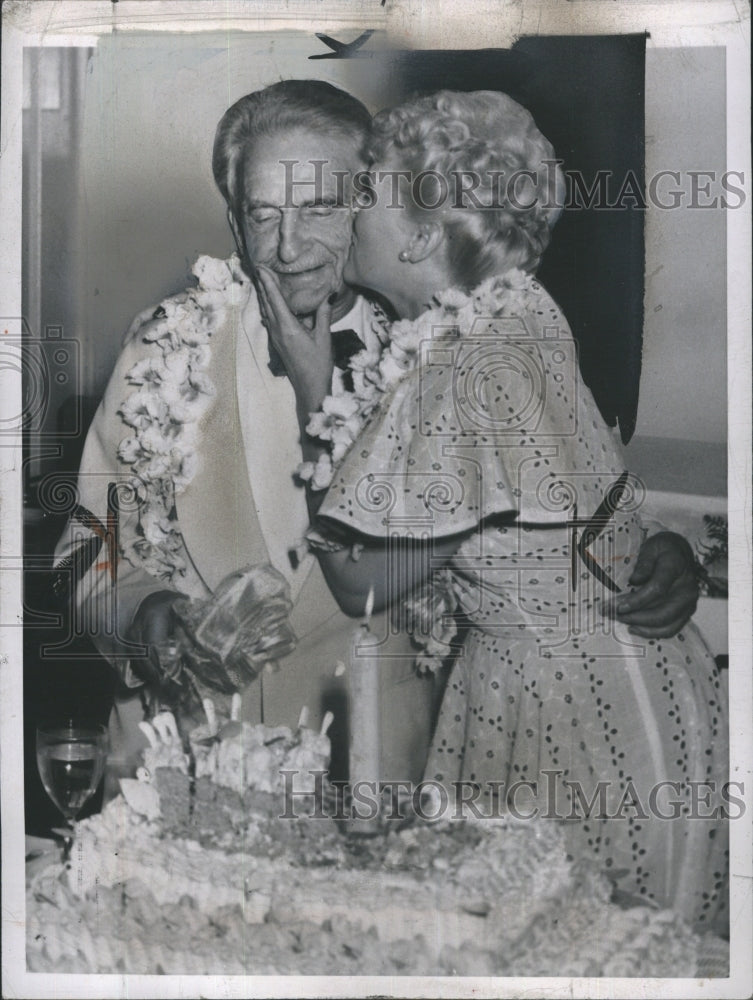 1955 MacFadden Physical Culturist and Wife 80th Birthday - Historic Images