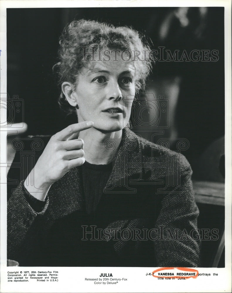 1977 Vanessa Redgrave portrays the title role in "Julia"  - Historic Images