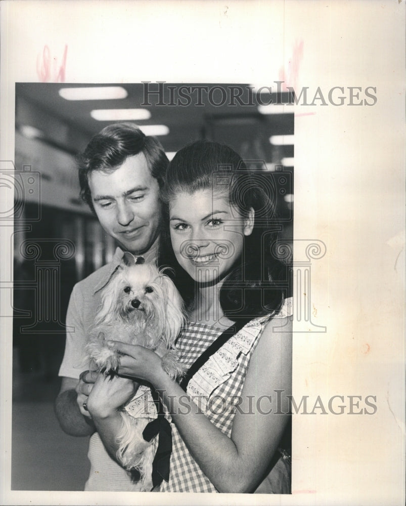 1973 Actress Laurie Lea Schaefer and husband John Lurie - Historic Images