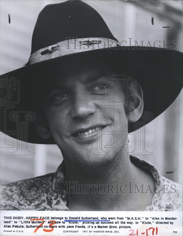 1980 Donald Sutherland in "Klute" - Historic Images