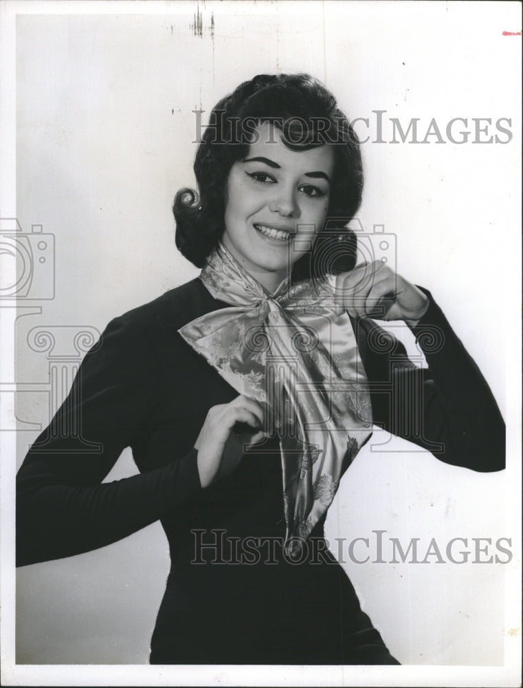 1961 Annette Driggers, showing off some teen style.  - Historic Images