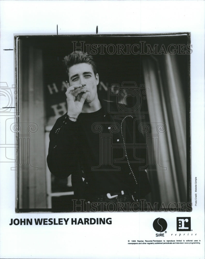 1990 John Wesley Harding, singer - Historic Images