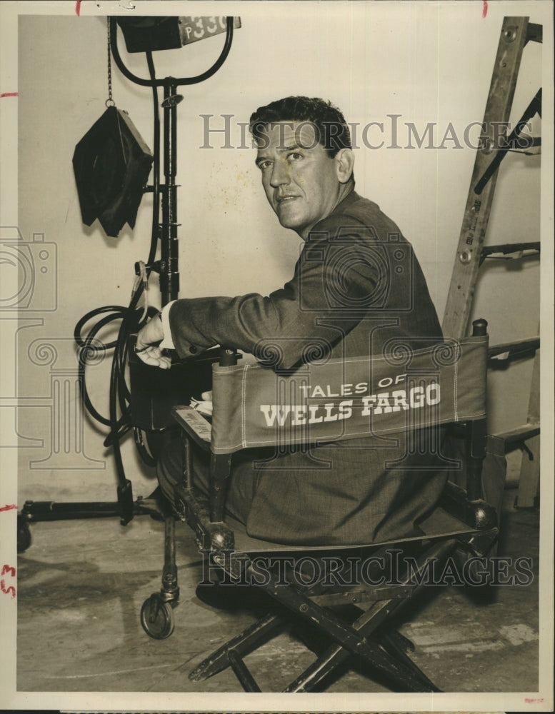 1961 Tales Of Wells Fargo Actor Earle Lyon  - Historic Images