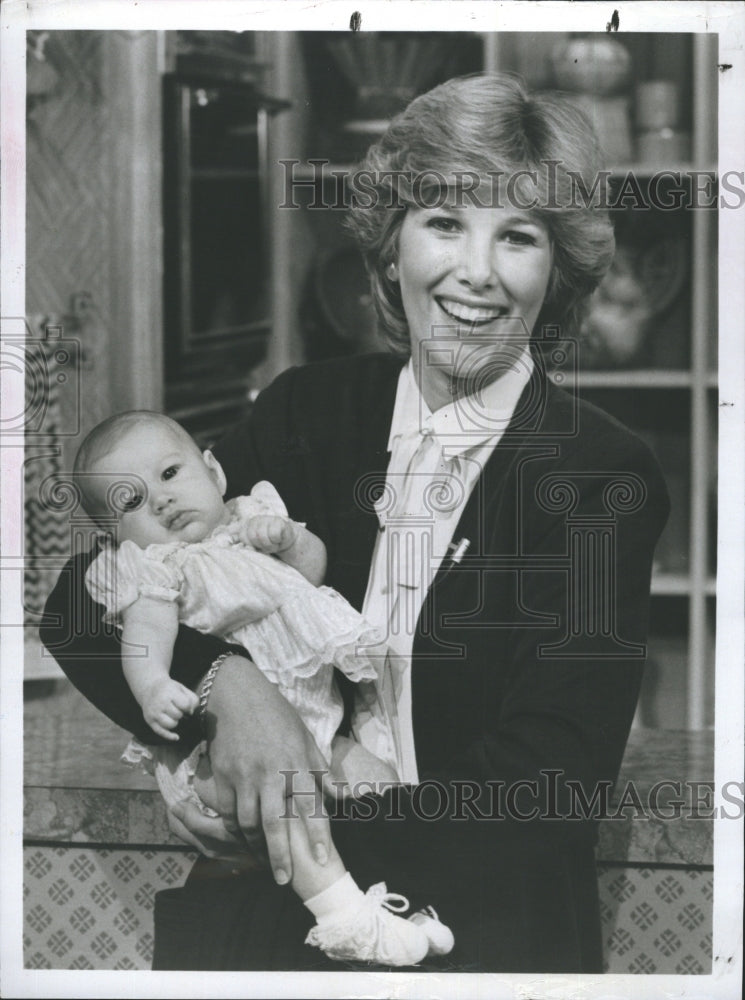 1980 Joan Lunden Good Morning America Baby Jamie  - Historic Images