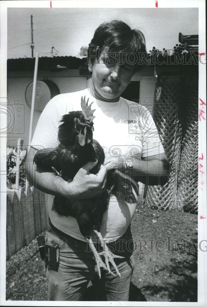 1986 Vernon Yates Of Wildelife Rescue And Rehabilitation  - Historic Images