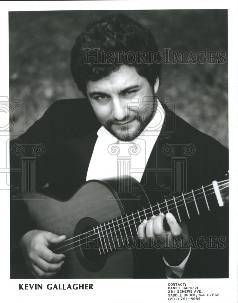 1994 Kevin Gallagher Cllassical Guitarist From Ney York - Historic Images