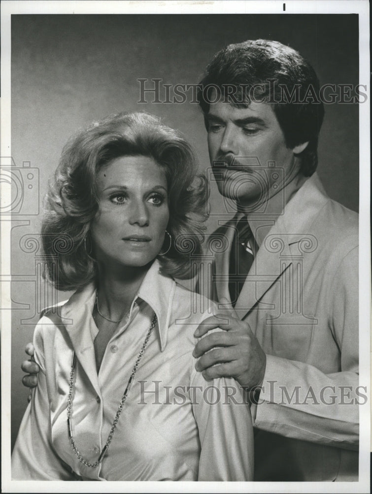 1974 Joe Gallison Mary Fran Actors DAYS OF OUR LIVES  - Historic Images