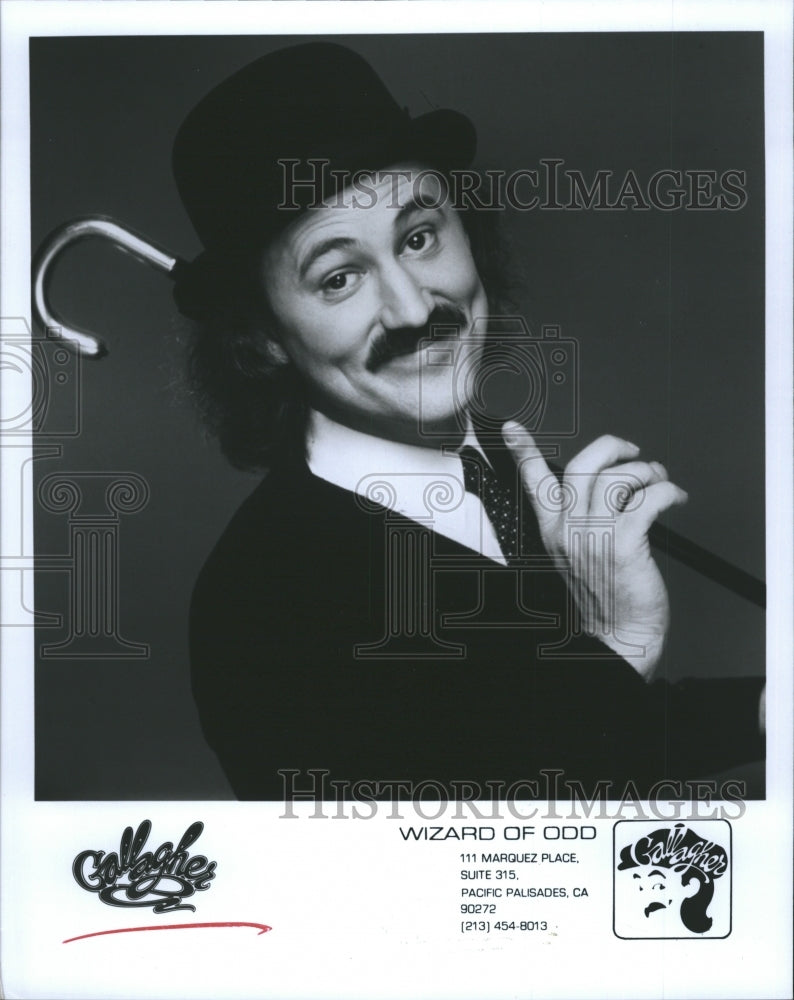 Press Photo Gallagher Entertainer - Historic Images