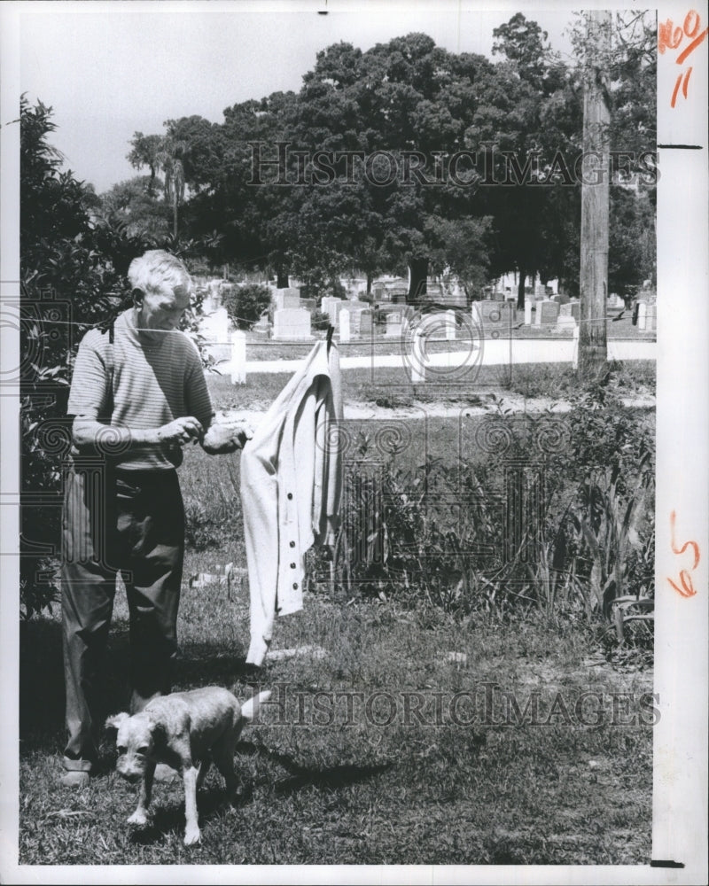 1973 Harvey Peterson,81 has lived on Barddock St .  - Historic Images