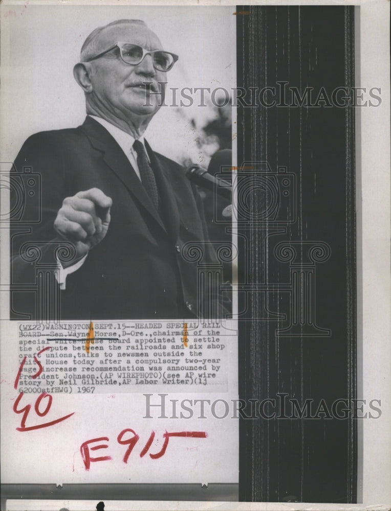 1967 Senator Wayne Morse - Historic Images