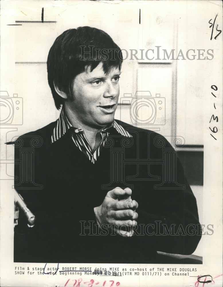 1970  Robert Morse, American Actor - Historic Images