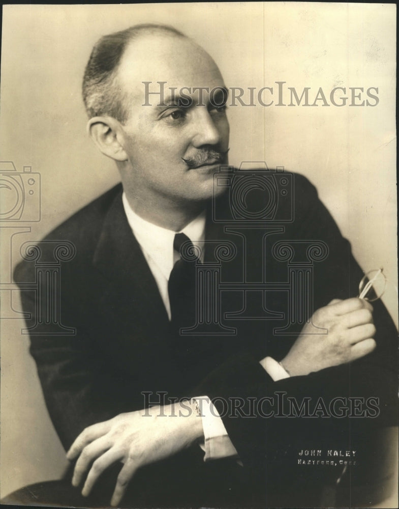 1942 Cedric Foster Radio Political Commentator  - Historic Images