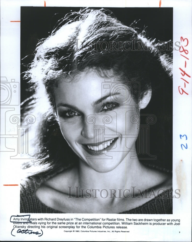 1984 Actress Amy Irving stars in "The Competition"  - Historic Images