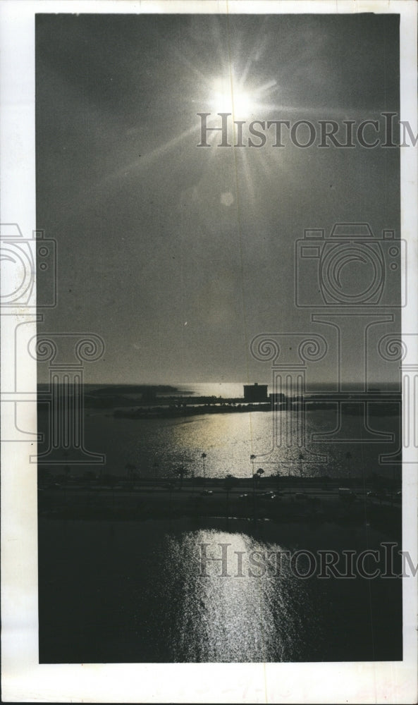 1971 Water In Clearwater Harbor Sparkles In The Sun - Historic Images