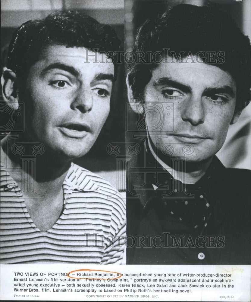 1972 Actor Richard Benjamin Portnoy&#39;s Complaint Warner Bros. - Historic Images