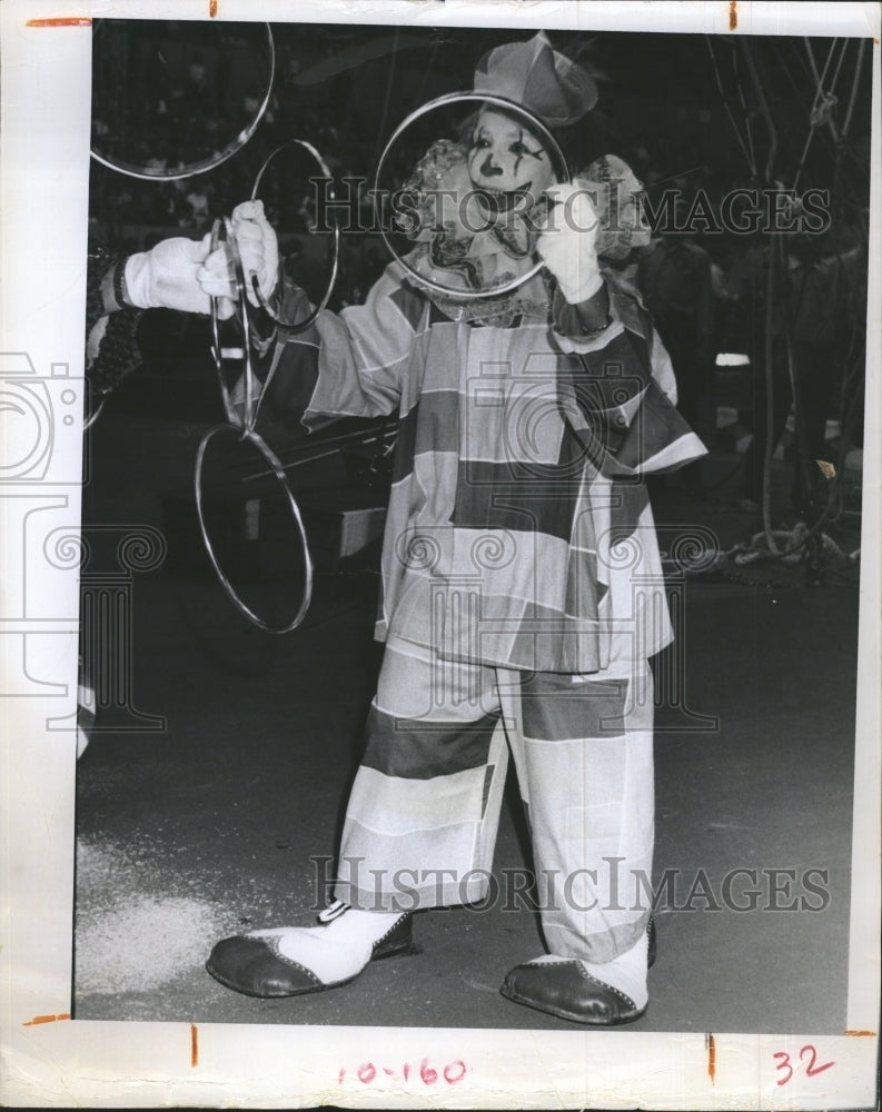 1969 Delores Bennett Clown  - Historic Images