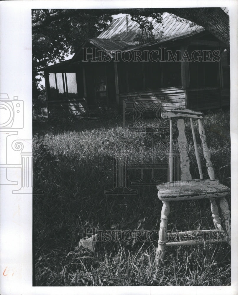 Press Photo A shack in New Port Richey, Florida - Historic Images