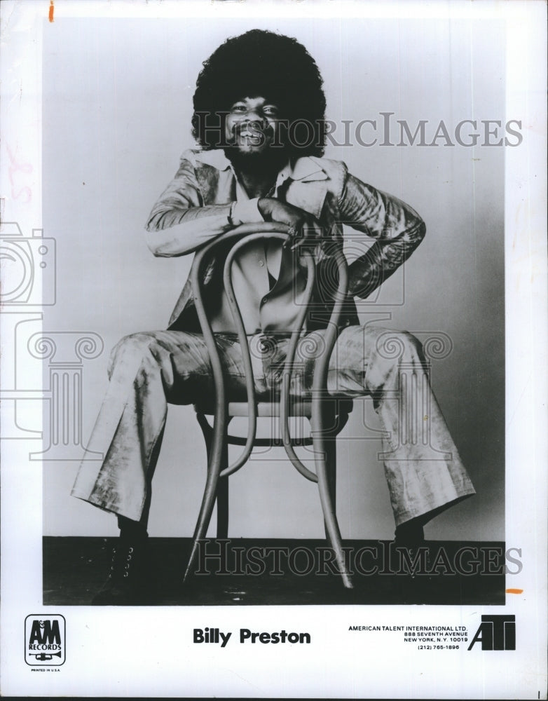 Singer Billy Preston  - Historic Images