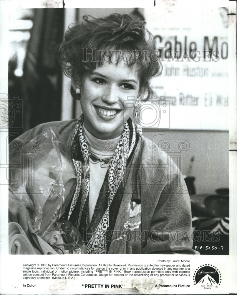 1986 Molly Ringwald, Pretty in Pink  - Historic Images