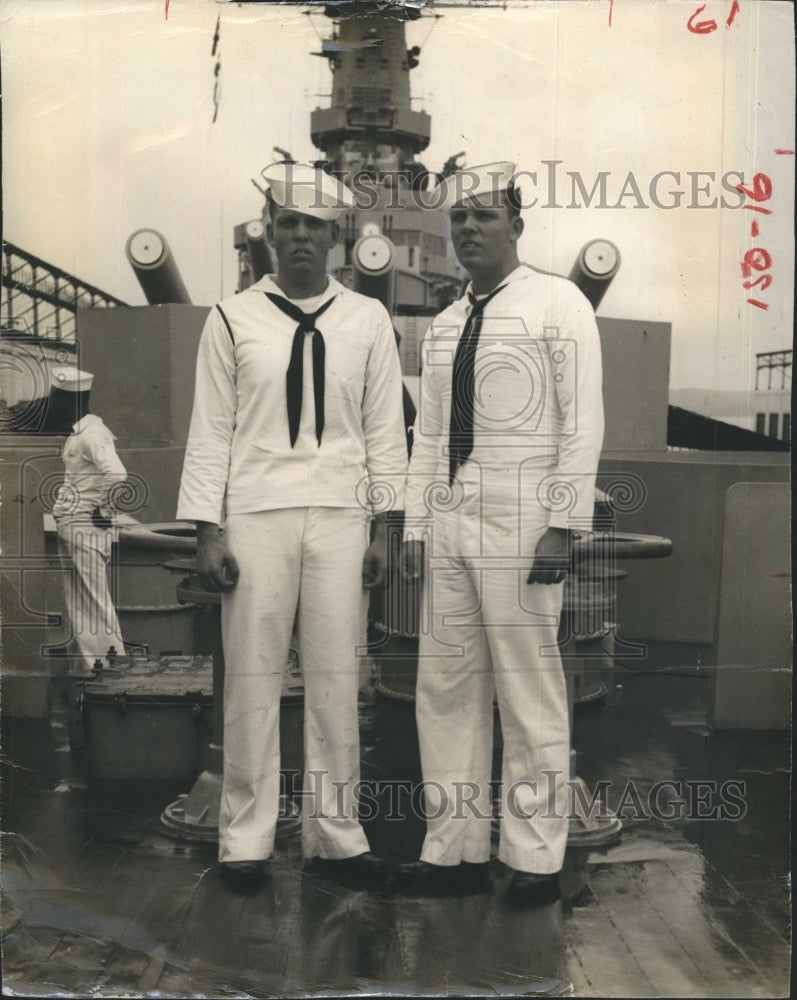 1949 Rigsby Twins, Reunion, WWII  - Historic Images