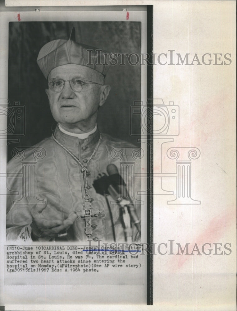 1964 Joseph Cardinal Ritter Archbishop St Louis - Historic Images