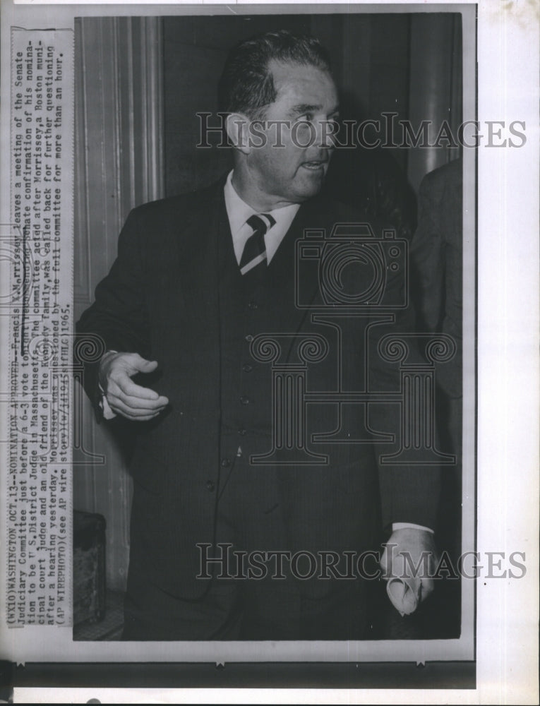 1965 Francis Morrissey the man in the picture  - Historic Images