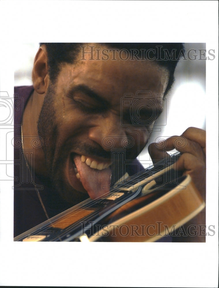 1995 Blues Machine Band Guitarist Calvin Louden  - Historic Images