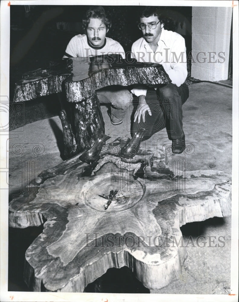 1976 John Pyle &amp; John Pirrone, wood products  - Historic Images