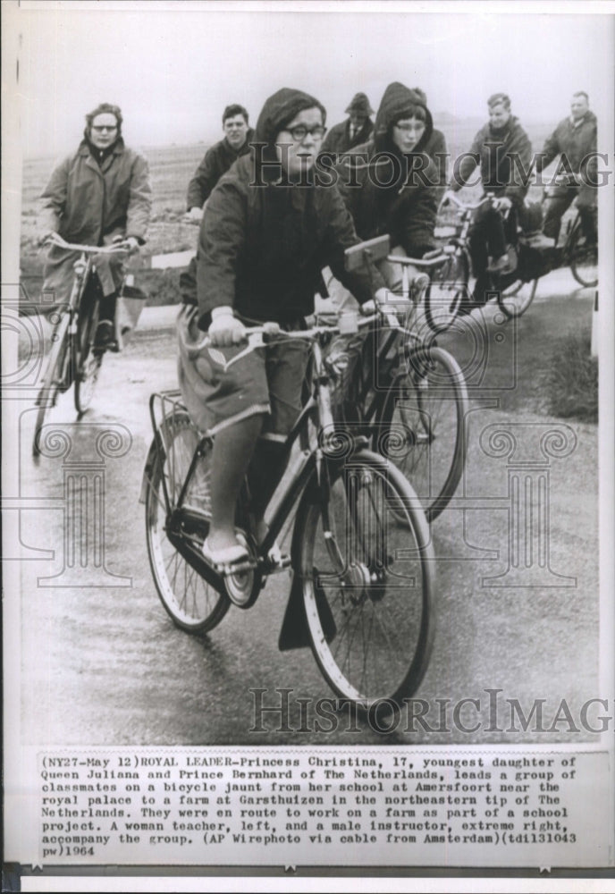 1964 Princess Christina Daughter Queen Netherlands Bernhard Dutch - Historic Images