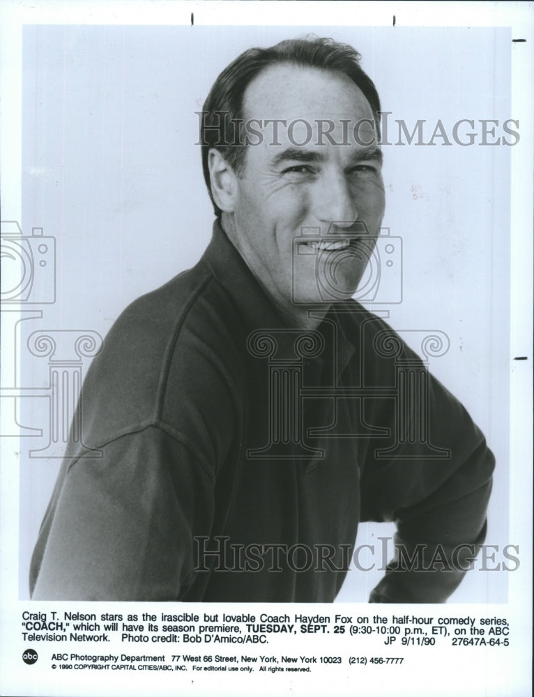 1990 Craig T. Nelson, Coach Hayden Fox, Coach  - Historic Images