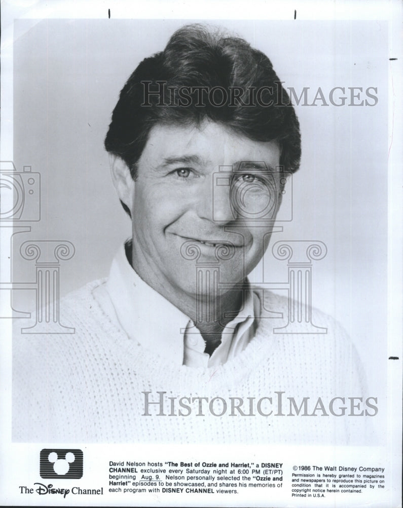 1986 David Nelson of "Ozzie and Harriet"  - Historic Images