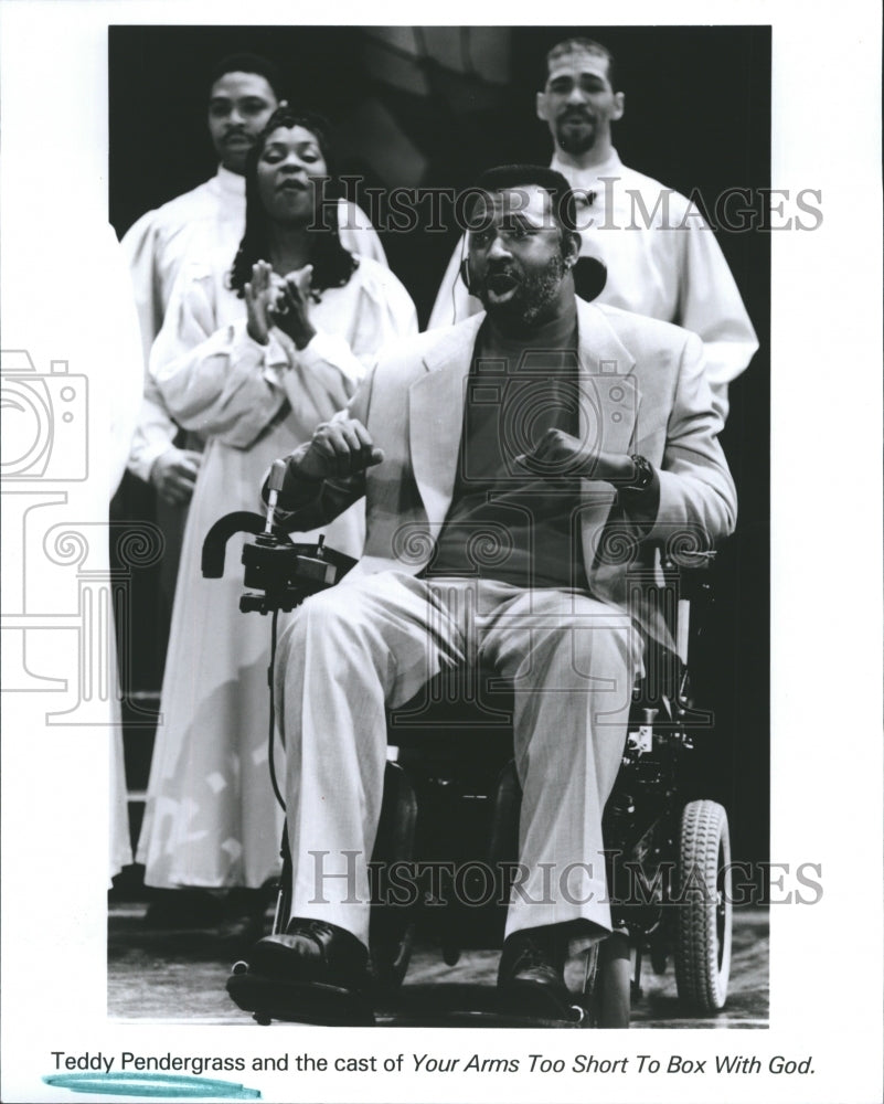 1996 Singer Teddy Pendergrass & "Your Arms Too Short to Box w God" - Historic Images