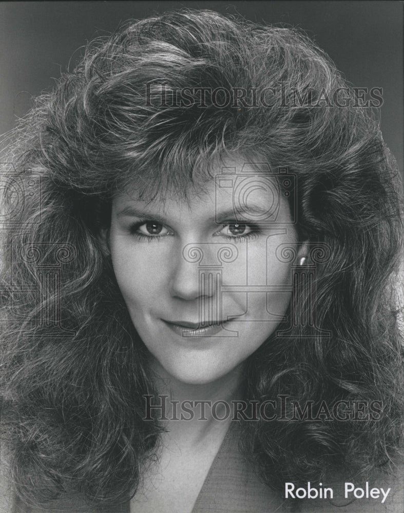 Press Photo Actress Robin Poley - Historic Images