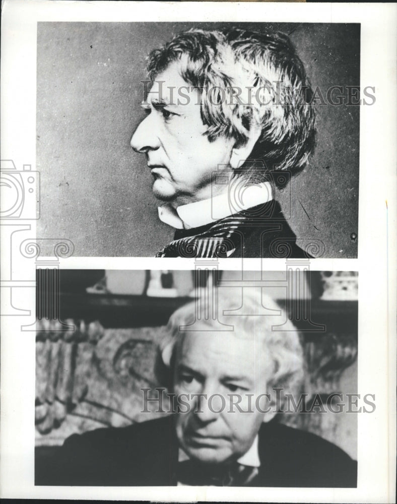 1975 Older Man Profile - Historic Images