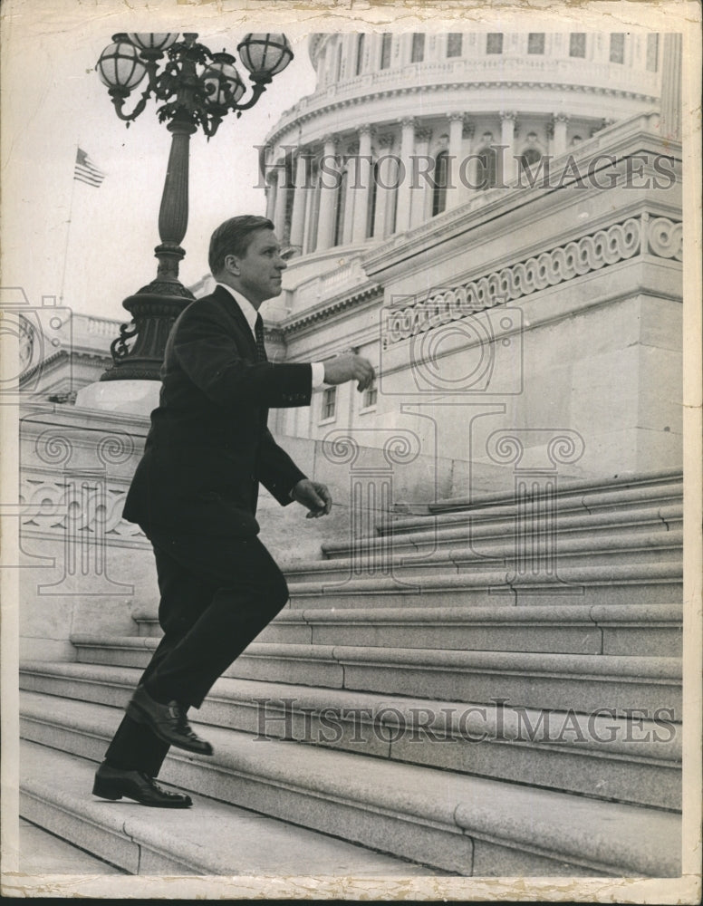 1967 Sen Charles H Percy from Illinois at Capital Bldg  - Historic Images