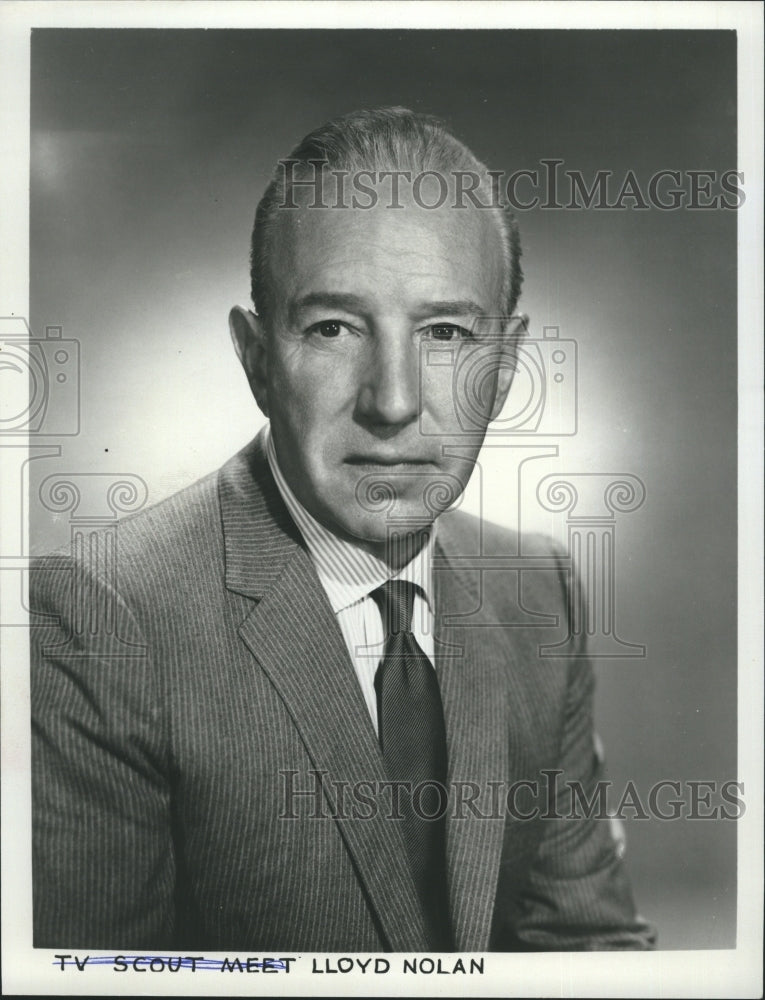 1972 Actor Lloyd Nolan  - Historic Images