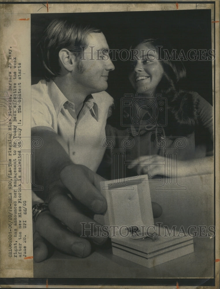 1972 Miss Florida Barbara Jo Ivey  - Historic Images