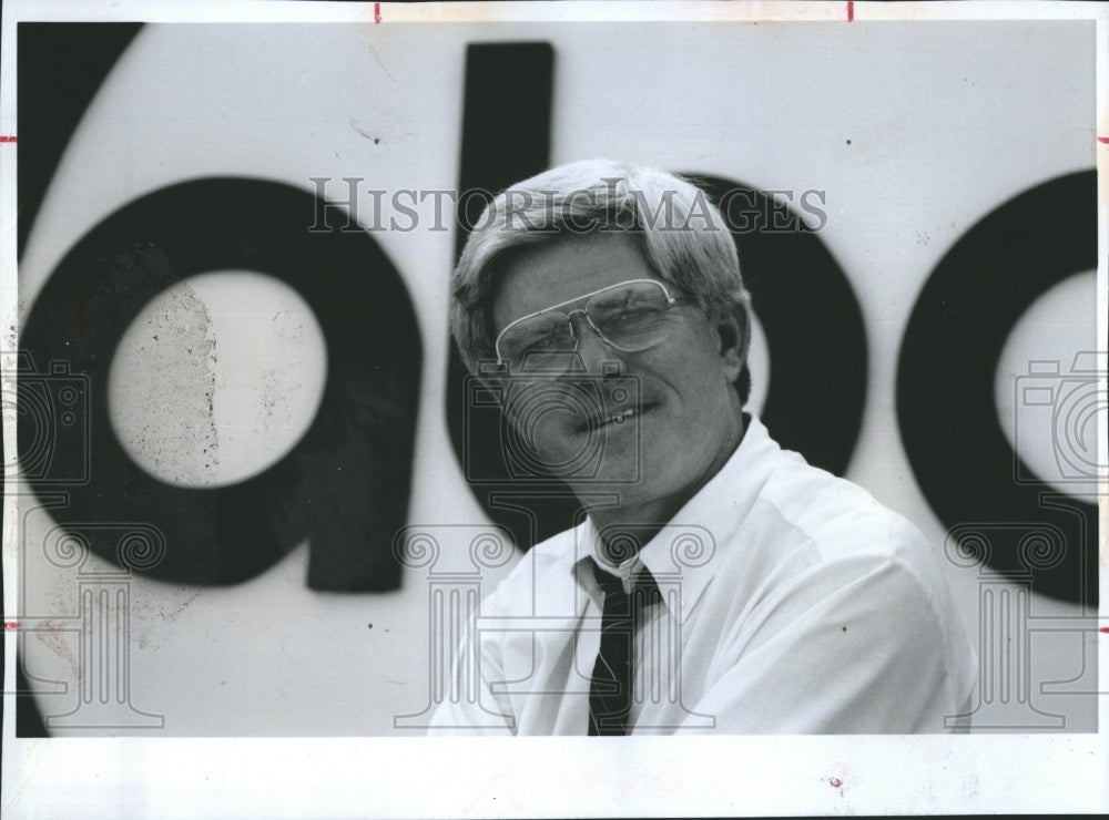 1984 Phil Donahue, one of the nations best interviewers. - Historic Images