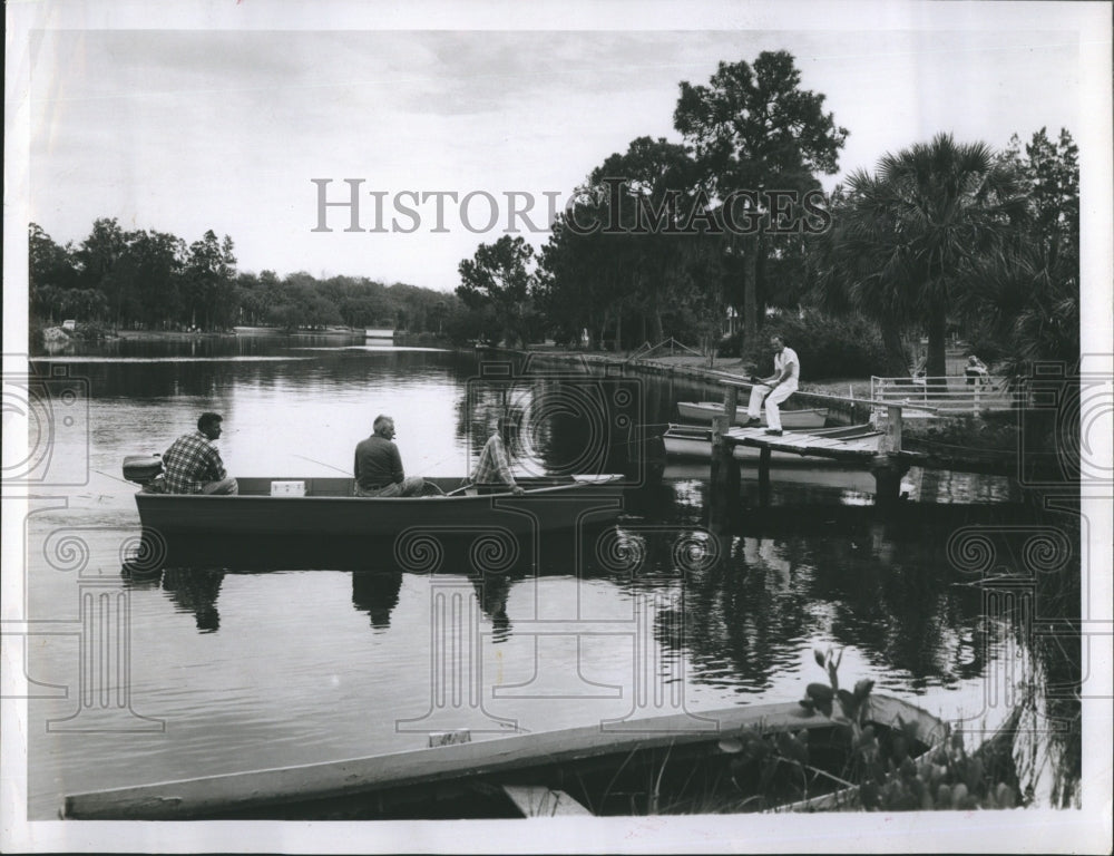 Fishermen at New Port Richey, Florida  - Historic Images