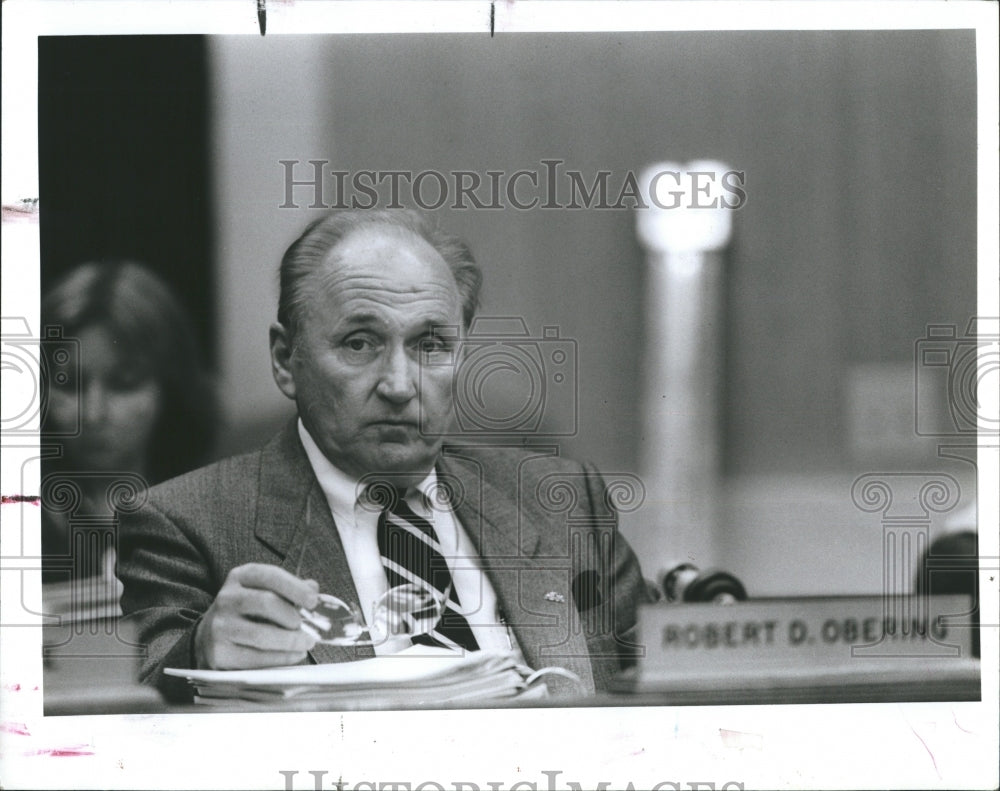 1990 City Manager Robert Obering - Historic Images