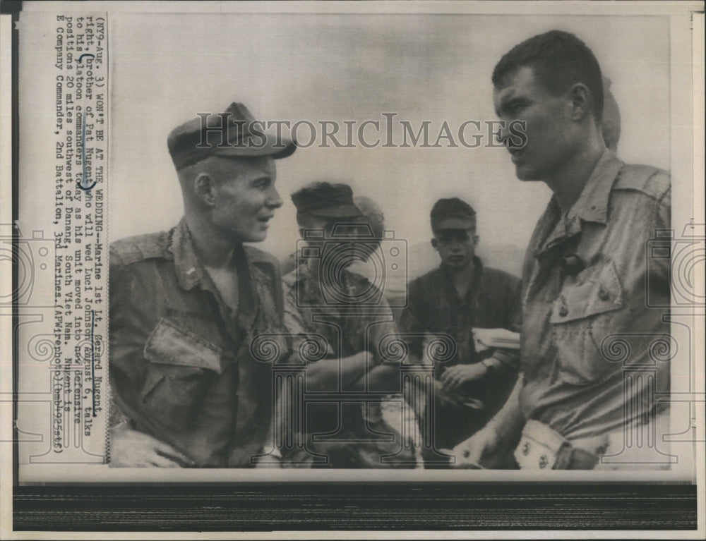 1966 Lt. Sergard Nugent, Pat Nugent, Vietnam War  - Historic Images