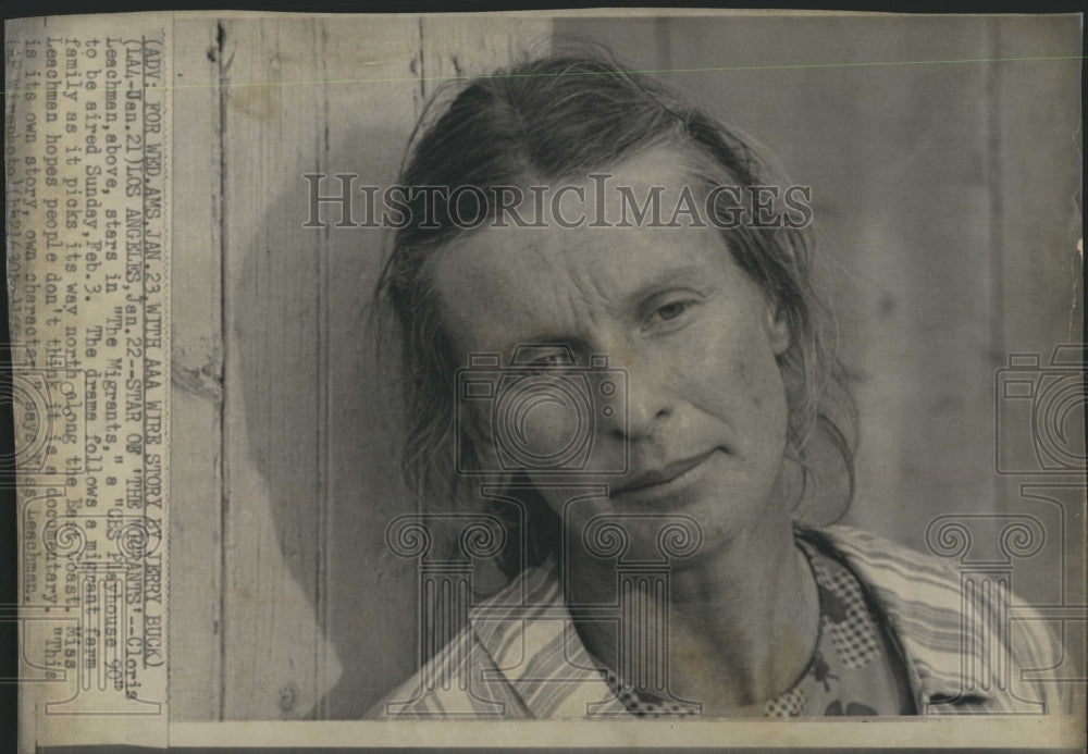 1974 Actress Cloris Leachman star in The Migrants.  - Historic Images